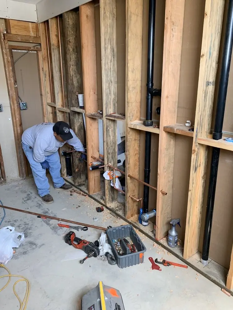 Commercial rough-in plumbing for Water Heater Replacement in Highland Park